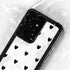 White and Black Hearts Galaxy S24 Ultra Waterproof Case