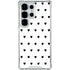 White and Black Hearts Galaxy S25 Ultra Clear Case