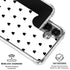 White and Black Hearts Galaxy S26 Clear Case