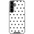 White and Black Hearts Galaxy S26 Plus Clear Case