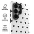 White and Black Hearts Galaxy S26 Ultra Impact Case
