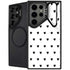 White and Black Hearts Galaxy S26 Ultra Kickstand Case