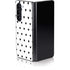 White and Black Hearts Galaxy Z Fold5 5G Skin