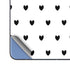 White and Black Hearts Galaxy Z Fold5 5G Skin