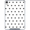 White and Black Hearts iPad 11th Gen (2025) Clear Case