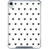 White and Black Hearts iPad 11th Gen (2025) Clear Case