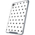 White and Black Hearts iPad 11th Gen (2025) Clear Case