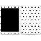 White and Black Hearts Apple iPad Skin