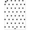 White and Black Hearts Apple iPad Air Skin