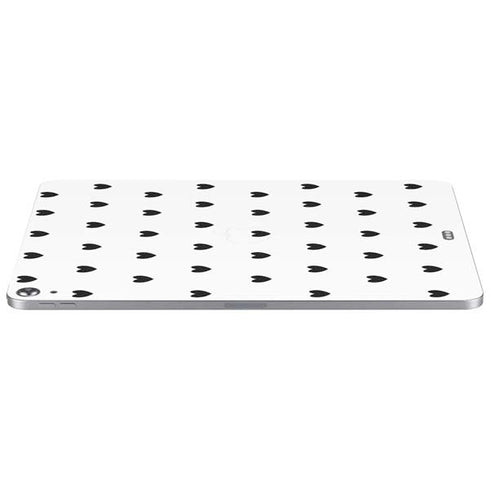 White and Black Hearts Apple iPad Air Skin