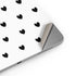 White and Black Hearts Apple iPad Air Skin