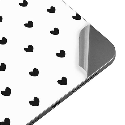 White and Black Hearts Apple iPad Mini Skin