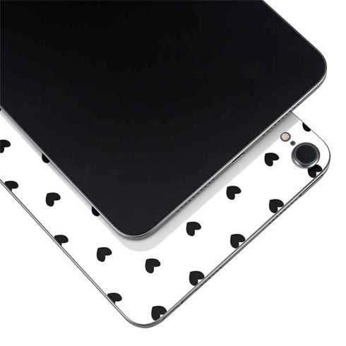 White and Black Hearts Apple iPad Mini Skin
