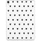 White and Black Hearts Apple iPad Pro Skin