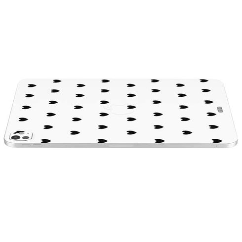 White and Black Hearts iPad Pro 13in M4 (2024) Skin