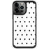 White and Black Hearts iPhone Cases