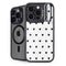 White and Black Hearts iPhone 13 Pro Kickstand Case