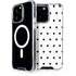 White and Black Hearts iPhone Cases