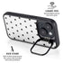 White and Black Hearts iPhone 14 Plus Kickstand Case