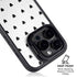 White and Black Hearts iPhone 14 Pro Max Kickstand Case