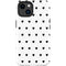 White and Black Hearts iPhone 15 Impact Case