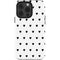 White and Black Hearts iPhone 15 Pro Impact Case