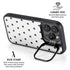 White and Black Hearts iPhone 15 Pro Max Kickstand Case