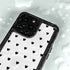 White and Black Hearts iPhone 15 Pro Waterproof Case