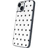 White and Black Hearts iPhone 15 Skin