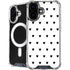 White and Black Hearts iPhone 16 MagSafe Case