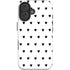 White and Black Hearts iPhone 16 Plus Impact Case