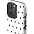 White and Black Hearts iPhone 16 Pro Impact Case