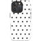 White and Black Hearts iPhone 16 Pro Max Impact Case