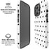 White and Black Hearts iPhone 16 Pro Max Magsafe Impact Case