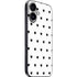 White and Black Hearts iPhone 16 Skin
