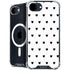 White and Black Hearts iPhone 16e MagSafe Case