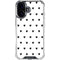 White and Black Hearts iPhone 17 Clear Case