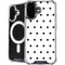 White and Black Hearts iPhone 17 MagSafe Case