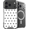 White and Black Hearts iPhone 18 Pro Max MagSafe Case