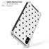 White and Black Hearts iPhone X/XS Clear Case