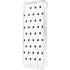 White and Black Hearts iPhone XS Clear Case