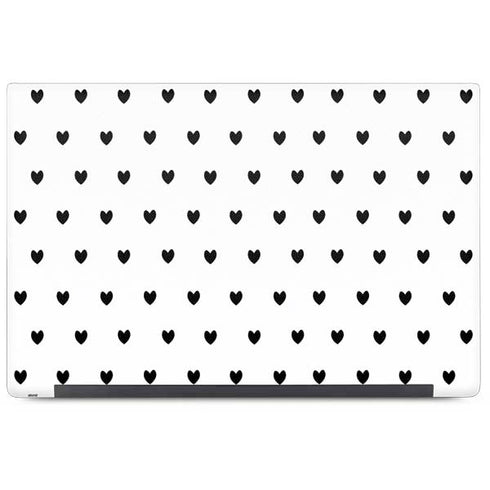 White and Black Hearts Dell Latitude Skin