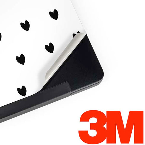 White and Black Hearts Dell Latitude Skin