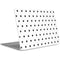 White and Black Hearts Apple MacBook Air Skin