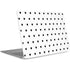 White and Black Hearts Apple MacBook Air Skin