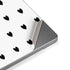 White and Black Hearts Apple MacBook Pro 14-inch Skin