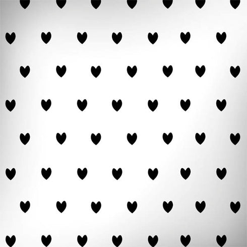 White and Black Hearts MacBook Skins