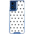 White and Black Hearts Moto G 5G (2024) Clear Case