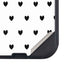 White and Black Hearts Otterbox Defender iPhone Skin