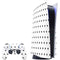 White and Black Hearts PlayStation PS5 Skins
